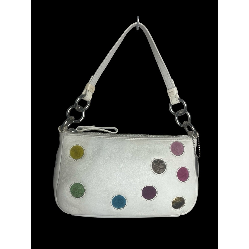 Vintage Y2K Coach Special Edition Polka Dot Demi Mini Shoulder Bag 2004 3677